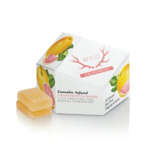 Grapefruit 1:1:1 CBG:CBC Sativa Enhanced Gummies  THC: 100mg, CBG: 100mg, CBC: 100mg