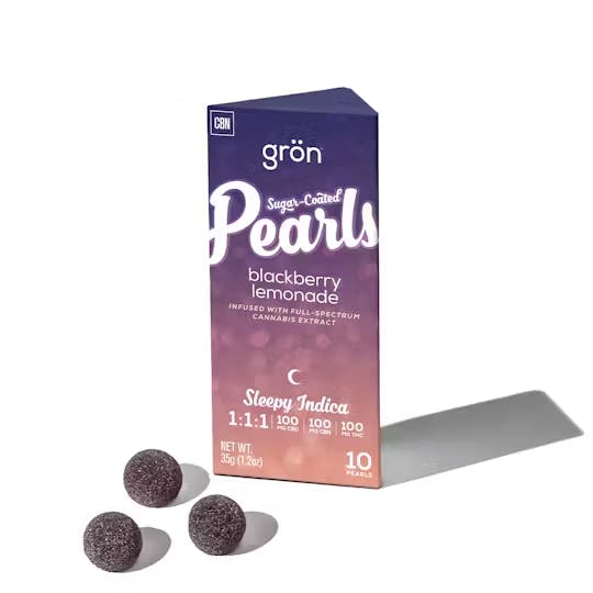 Blackberry Lemonade Pearls 1:1:1 10 Pack Gummies THC: 100mg - Image 3