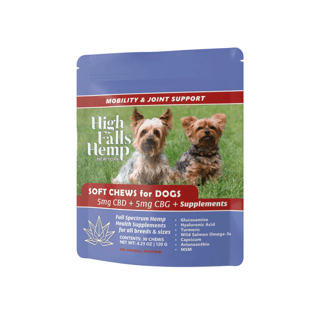 CBD/CBG Soft Chews for Dogs 30 Pack 120g