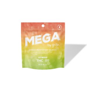 Passion Orange Guava Mega Pearl  THC: 100mg