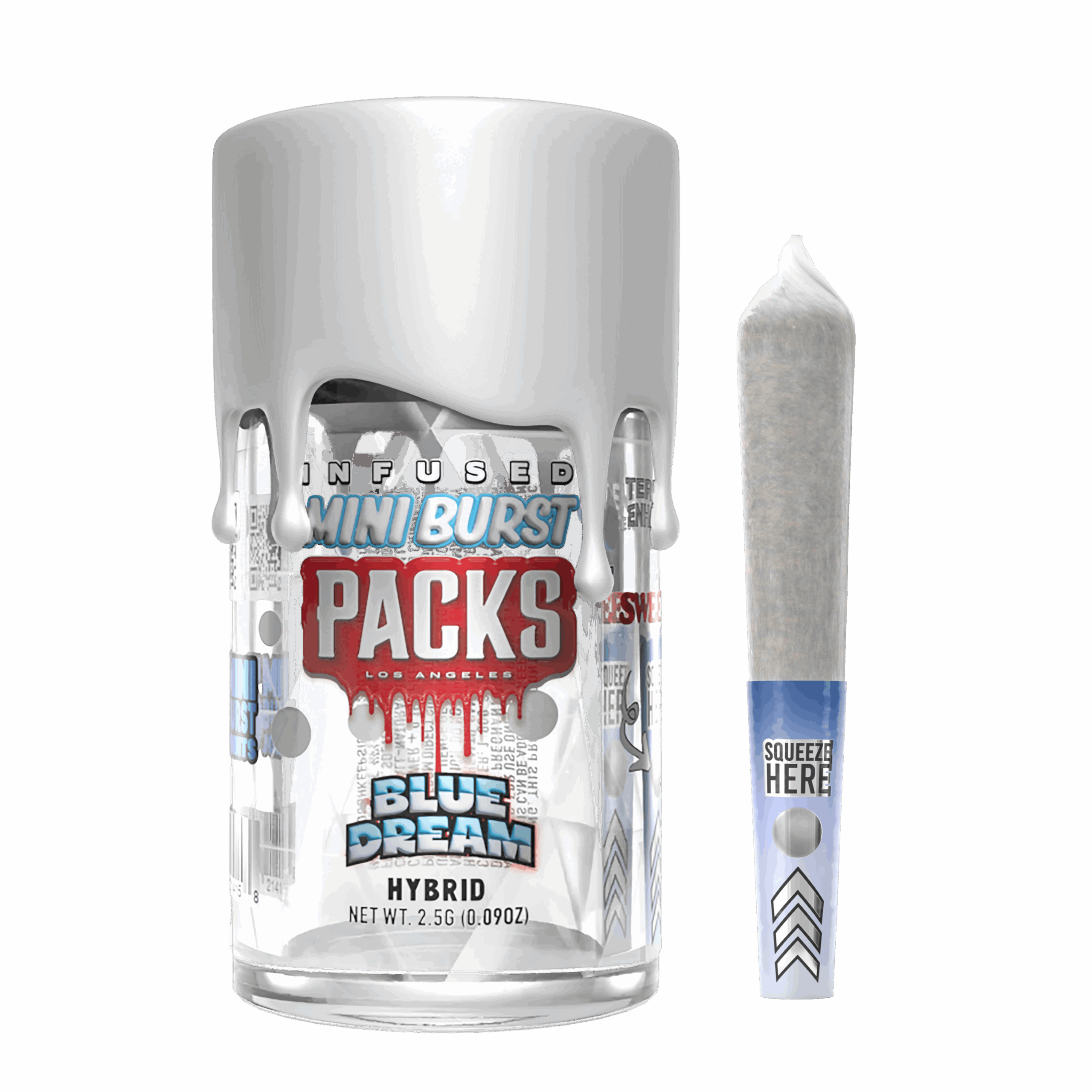 Blue Dream  Mini Burst 5 pack Pre-Rolls  2.5g