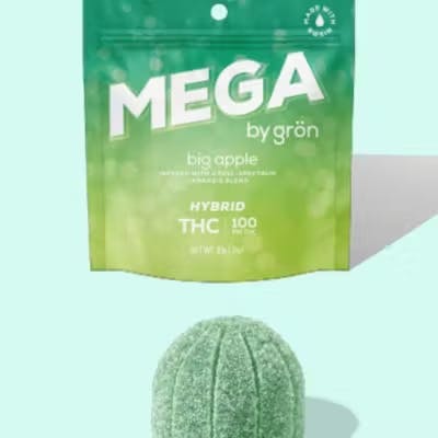 Big Apple Mega Pearl Single Gummy THC: 100mg - Image 4