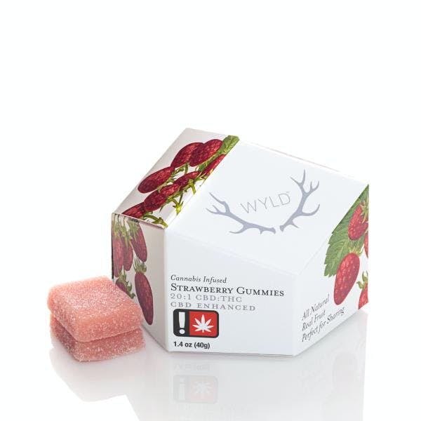 Strawberry 20:1 CBD + Hybrid Enhanced Gummies - Image 3