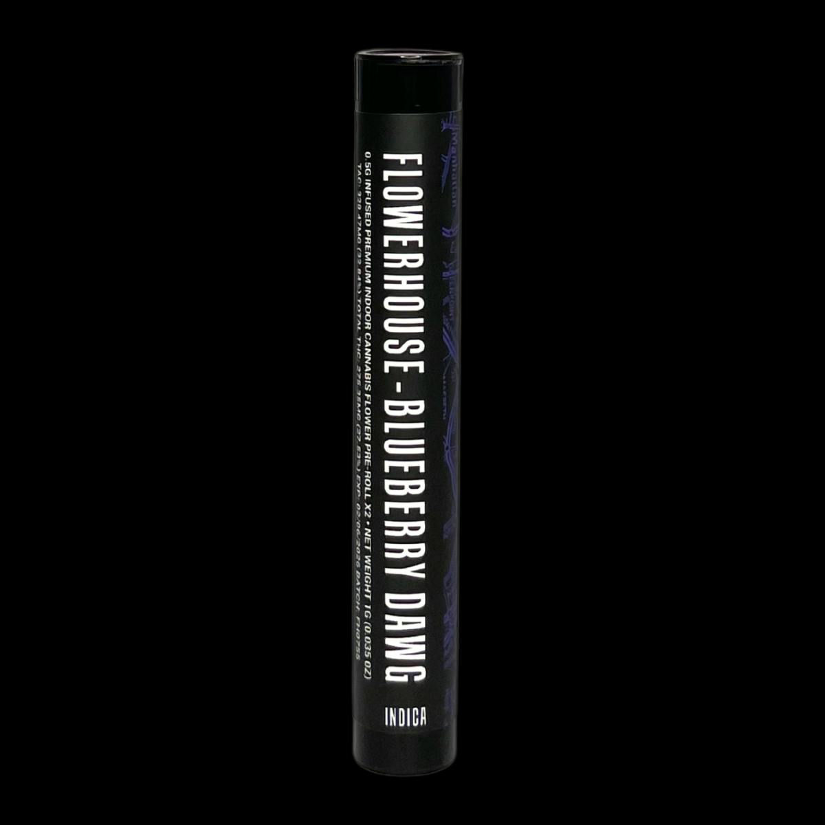 Blueberry Dawg Infused Pre-Rolls 2 pack 1g