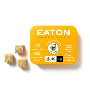 Mango Ginger "Fixer Upper"  20 Pack  Gummies  THC: 100mg, CBD: 100mg