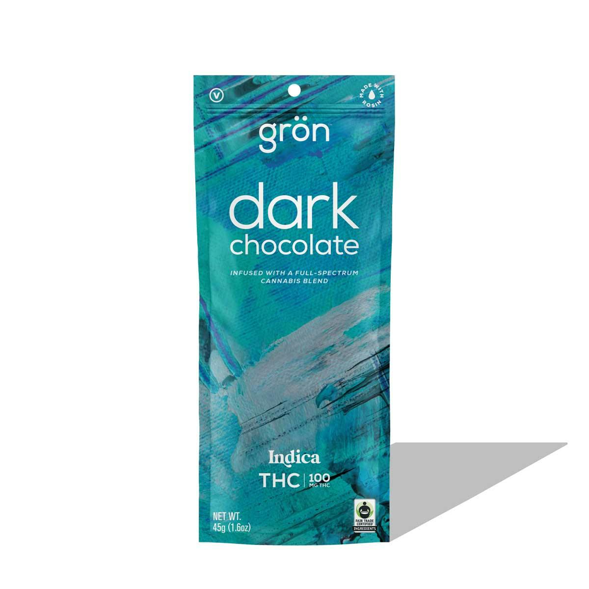 Dark Chocolate Bar THC: 100mg