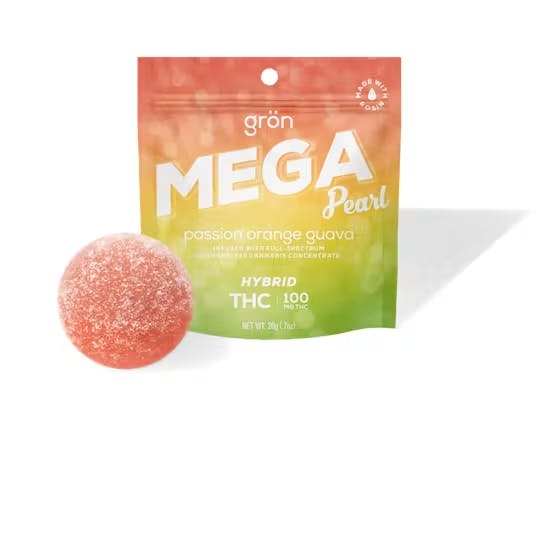 Passion Orange Guava Mega Pearl THC: 100mg - Image 4