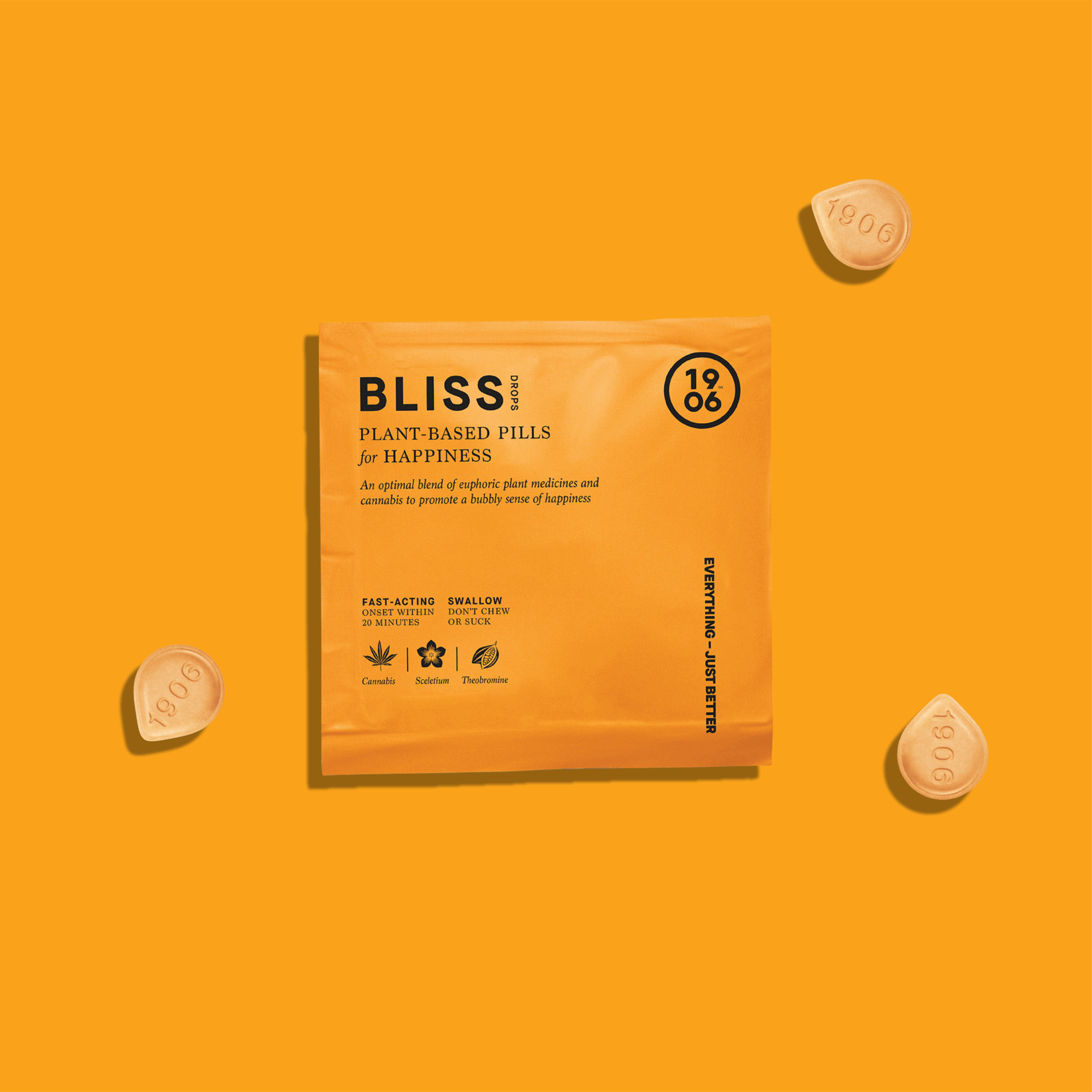 Bliss  2 Pack Tablets  THC: 10mg, CBD: 10mg