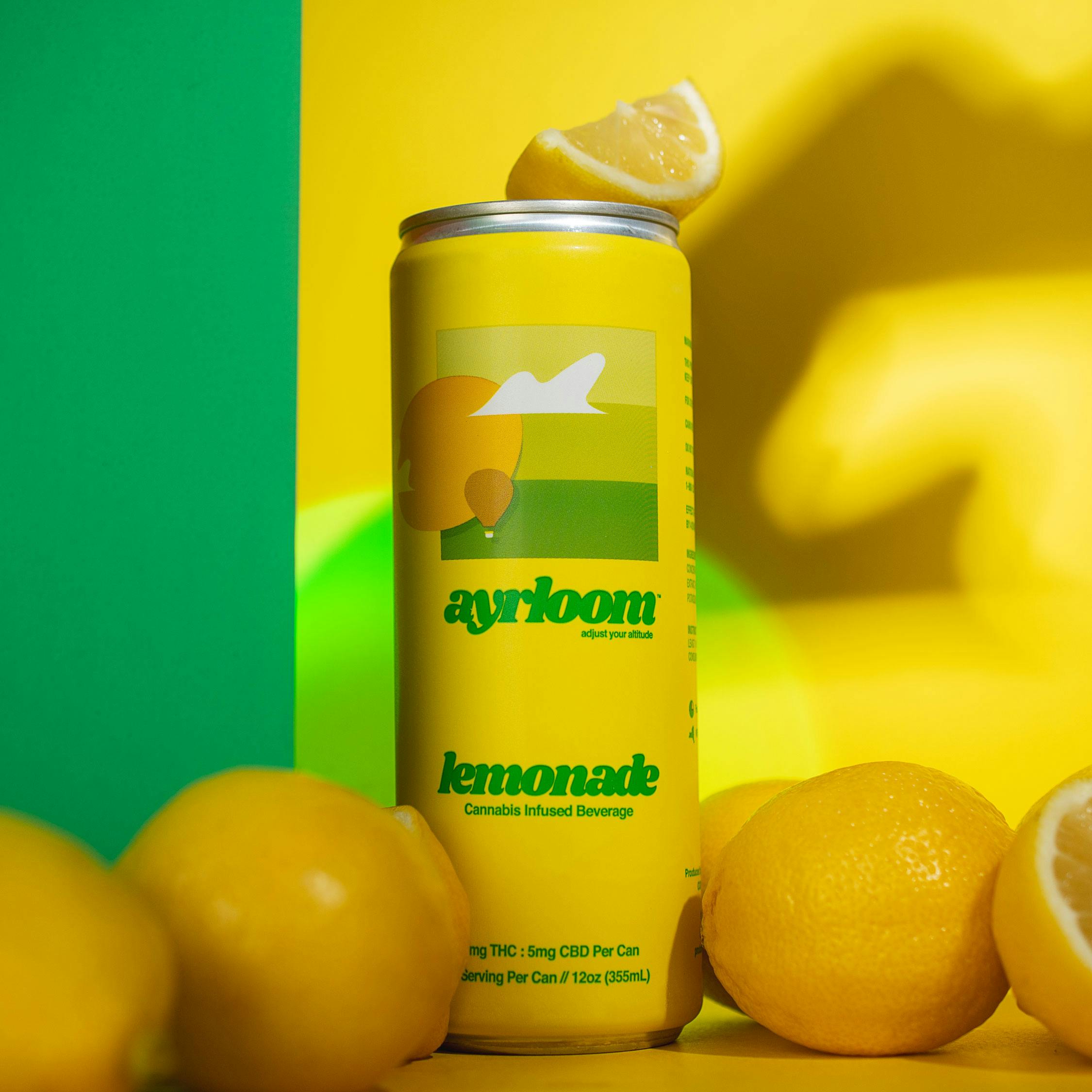 Lemonade 2:1 Infused Sparkling Water THC: 10mg, CBD: 5mg - Image 3