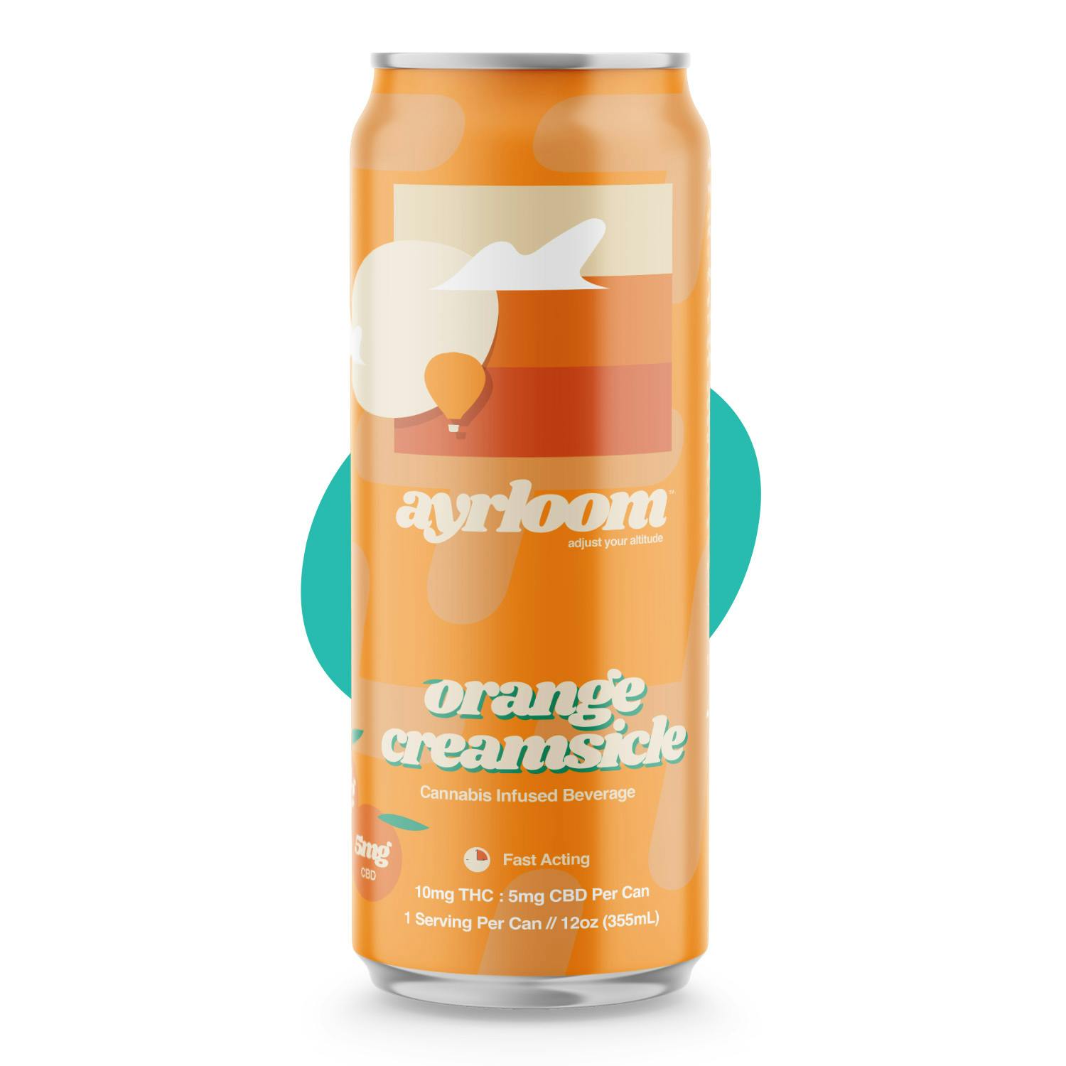 Ayrloom Orange Creamsicle 2:1 10MG THC : 5MG CBD Singles