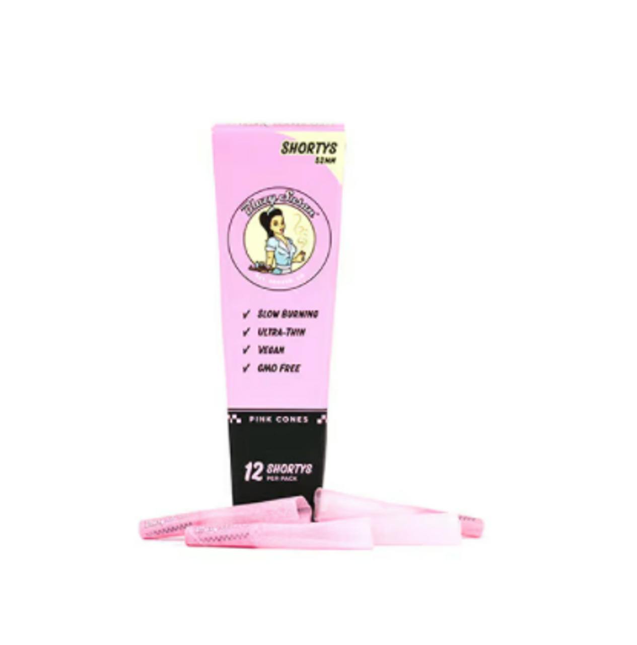 Pink Pre-Rolled Cones 53mm 12 Pack