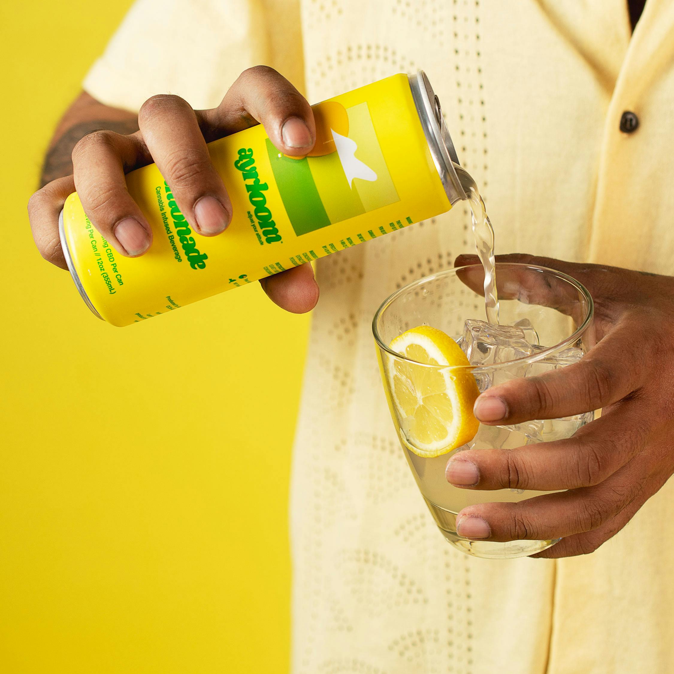 Lemonade 2:1 Infused Sparkling Water THC: 10mg, CBD: 5mg - Image 4