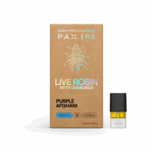 Purple Afghani  Live Rosin + Diamonds Disposable  1g