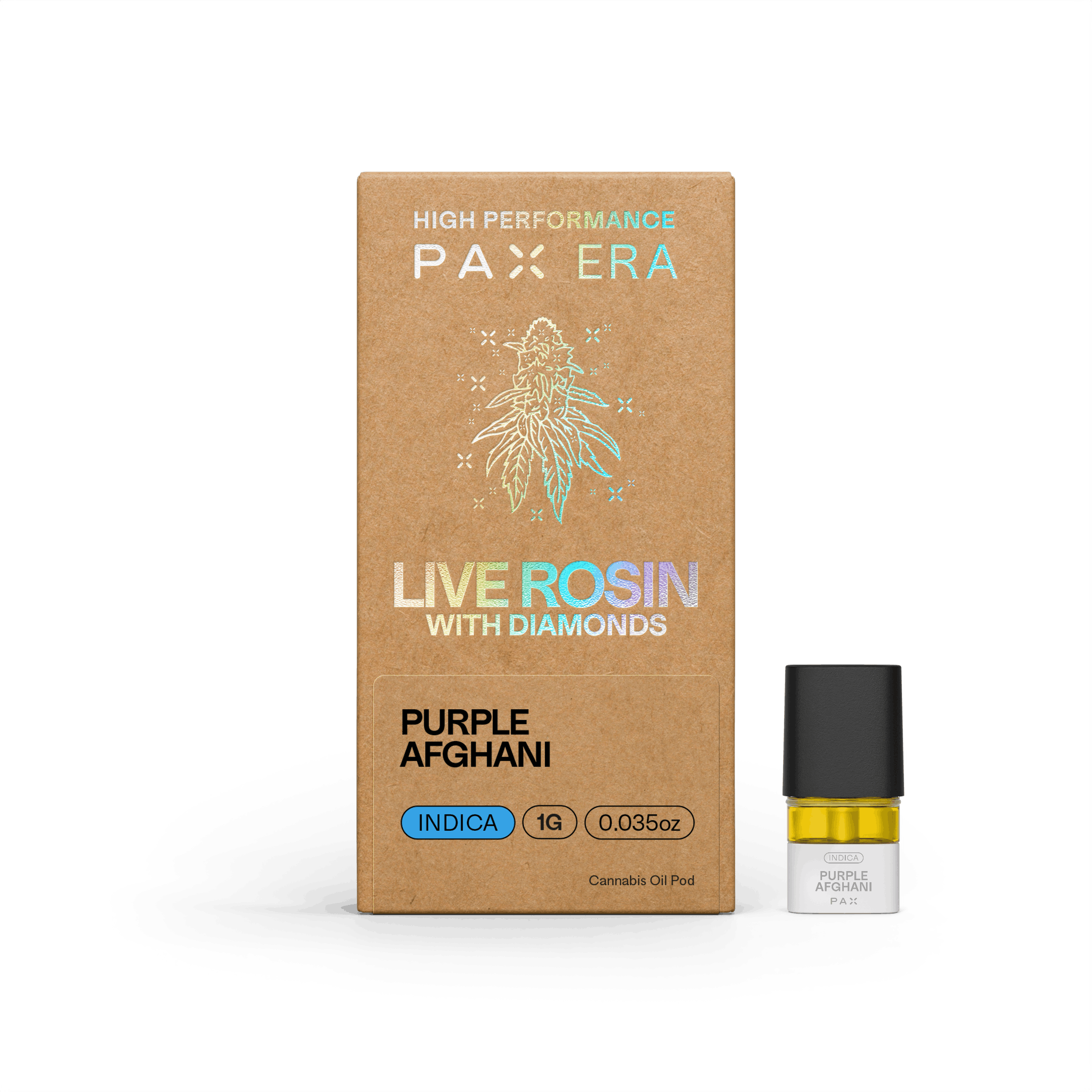 Purple Afghani Live Rosin + Diamonds Disposable 1g