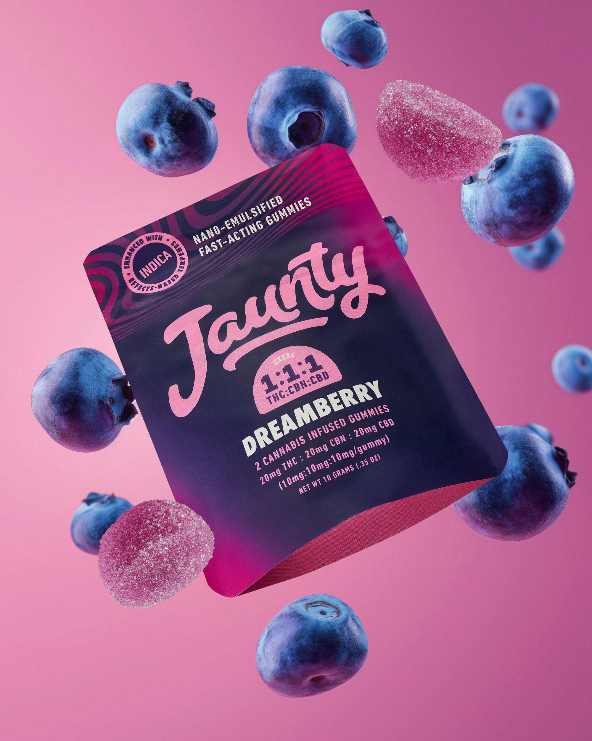 Dreamberry 1:1:1 THC/CBD/CBN Gummies 2 Pack 20mg