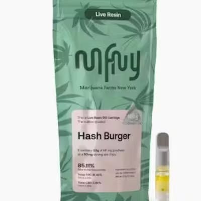 Hash Burger Live Resin Cartridge .5g