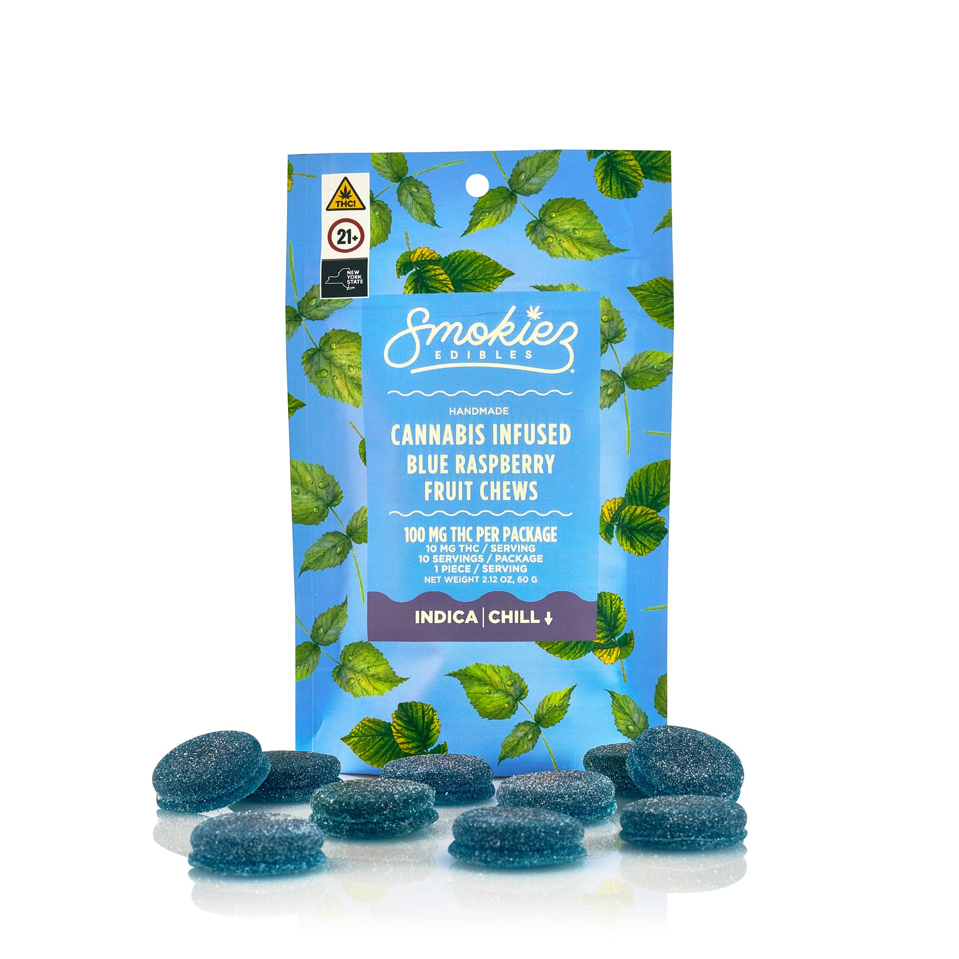 Sweet Blue Raspberry 10 Pack Gummies THC: 100mg - Image 2