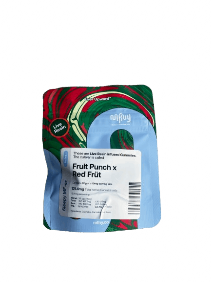 Fruit Punch x Red Früt 10 Pack Gummies THC: 100mg