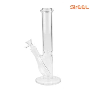 10" Straight Tube Scientific Bong with Flower Bowl