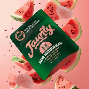Sour Watermelon 1:2 THC/CBD  Gummies  2 Pack  20mg