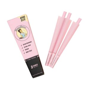 King Size Pink Pre Rolled Cones  3 Pack