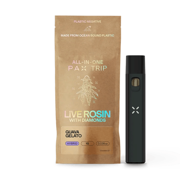 Guava Gelato PAX Trip Live Rosin Disposable 1g