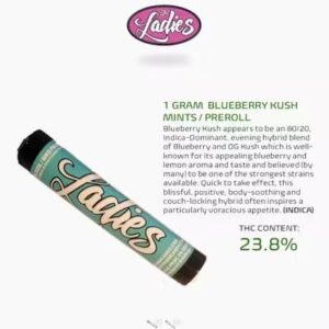 Blueberry Kush Mints  Pre-Roll  1g