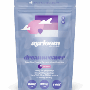 Sweet Plum Dreamweaver  1:3 THC/CBN  Gummies  10 Pack