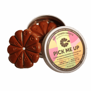Pick Me Up Sativa Live Rosin Chocolate Bars 100mg 2:1 CBD