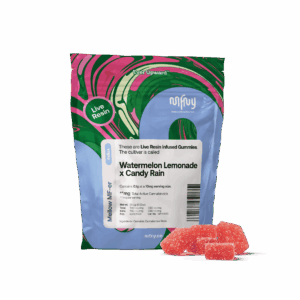Watermelon Lemonade X Candy Rain Live Resin Gummies 10 Pack 100mg