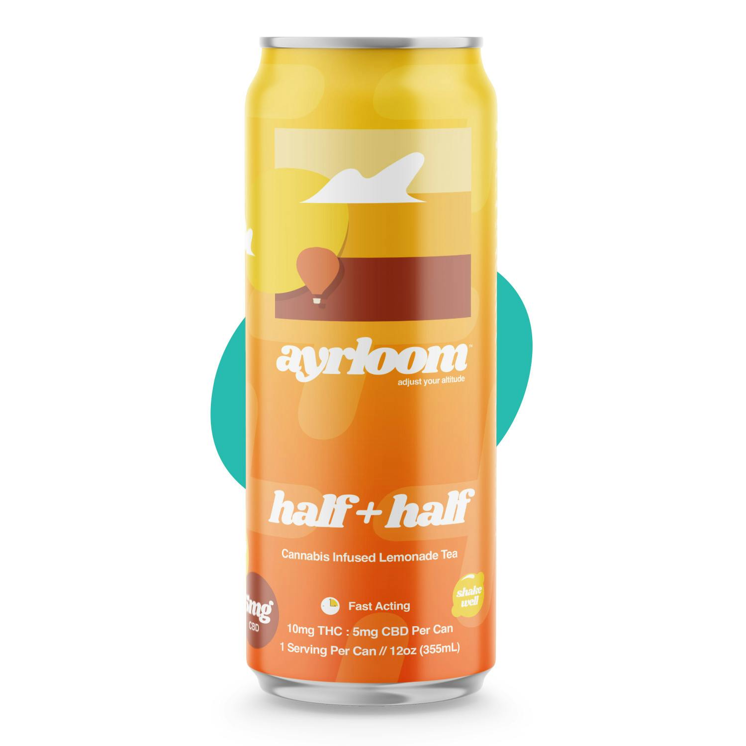 Half + Half 2:1 Infused Beverage THC: 10mg, CBD: 5mg