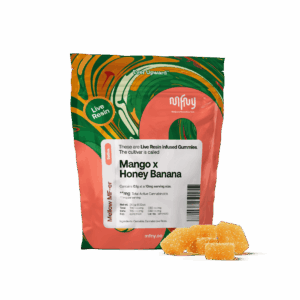 Mango x Honey Banana Live Resin  Gummies  10 Pack  100mg