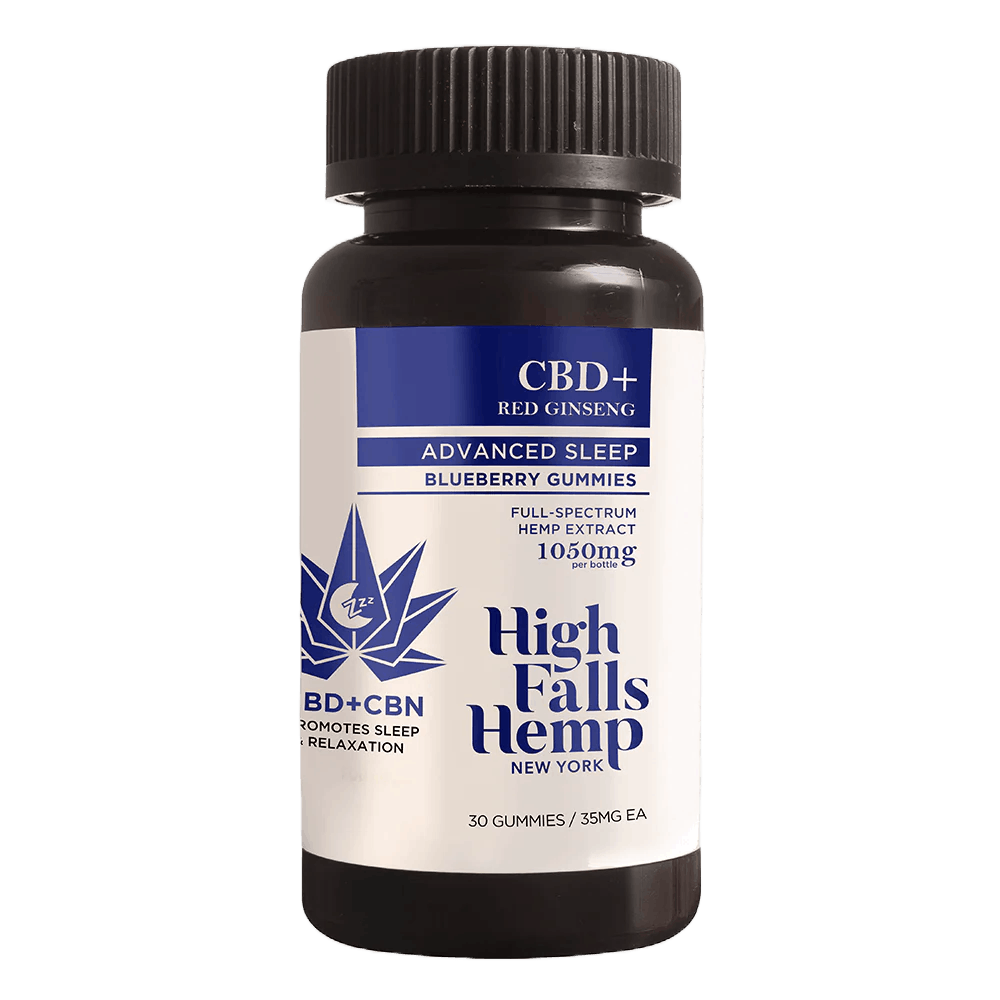 Advance Sleep CBN+CBD Blueberry 30 pack Gummies 1050mg