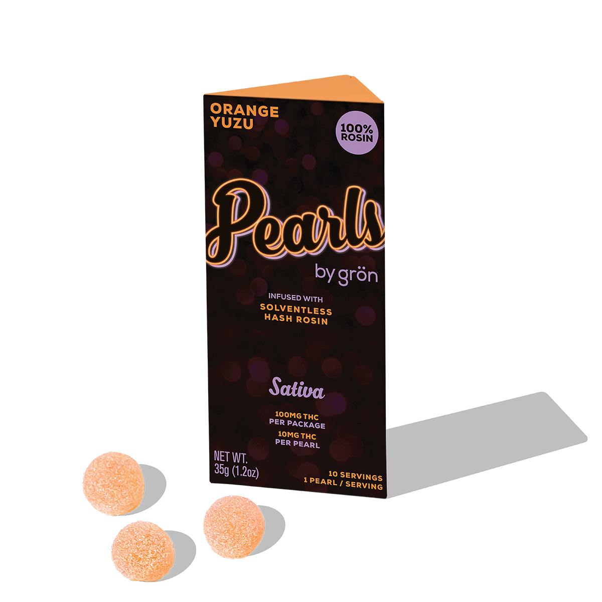 Orange Yuzu Pearls