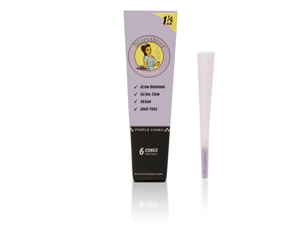 Purple Pre Rolled Cones 6 Pack 1-1/4"