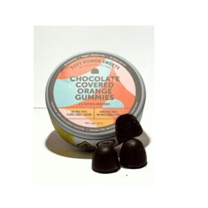 Chocolate Covered Orange Gummies  2:1 THC/CBD