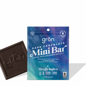 Dark Chocolate Sleepy Indica Mini Bar 1:1 CBN / THC  100mg