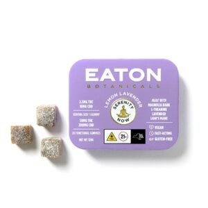 Serenity Now Lemon Lavender 20 Pack Gummies THC: 50mg, CBD: 200mg