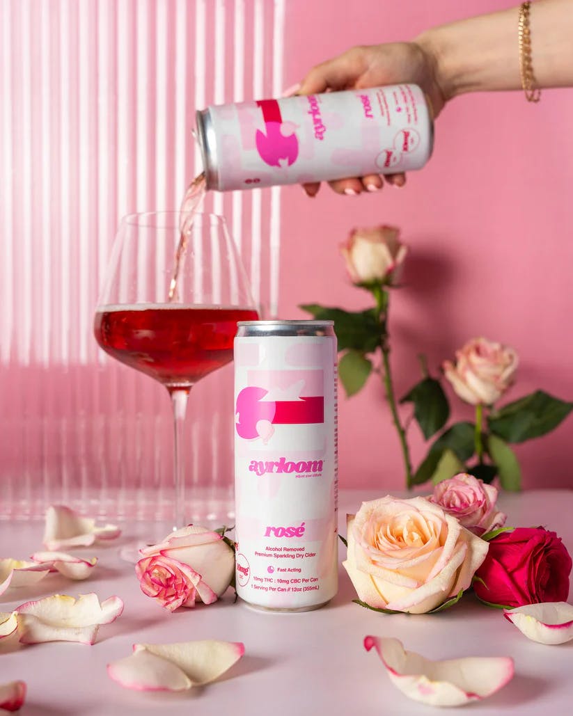 Rosé 1:1 10mg THC 10mg CBC Single 12oz - Image 3