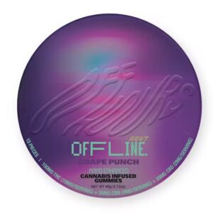 "Offline" Grape  10 Pack  Gummies  THC: 100mg
